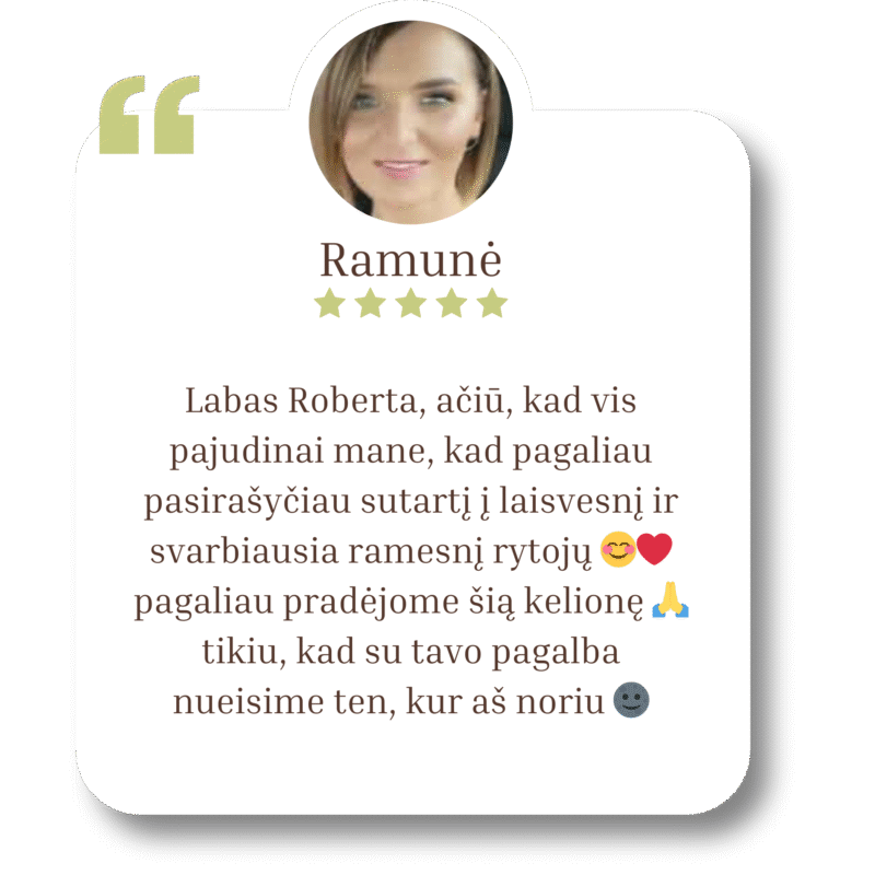 Robertos atsiliepimai